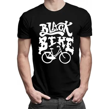 Žertovný předmět Black Bike - pánské tričko s potiskem- Tričkový.cz