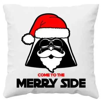 Žertovný předmět Come to the merry side - polštář s potiskem- Tričkový.cz