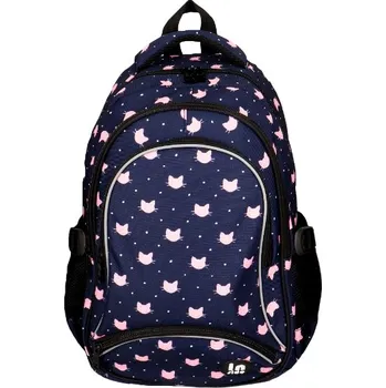 Školní batoh Vícekomorový Školní batoh Incood modrý, růžový 17 l