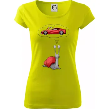 Nesplnitelný sen (Hana-creative) - Dámské triko Pure - L ( Limetková )