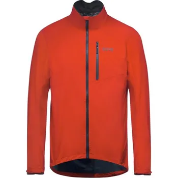 Cyklistické oblečení Bunda Gore Gore-Tex Paclite pánské ohnivě červená S
