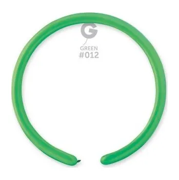 Balónek Balónky modelovací malé (140cm:3cm) #012 zelená (100ks/bal)