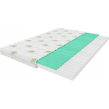 Matrace Matrace pěnová 160x200 zónová AISHA pohodlná 15 cm prémiová s potahem