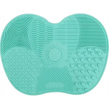 Kosmetický štětec Silikonová podložka na čištění štětců [MÁTOVÁ BARVA, VELKÁ VELIKOST]