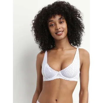 Podprsenka DIM DAILY DENTELLE UNDERWIRE BRA DI000DFE bílá 90 E