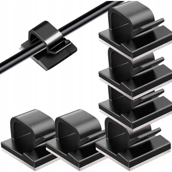 kabelová chránička DRŽÁK sada klipsů na KABELY ORGANIZÉR VODIČŮ SAMOLEPICÍ