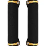 Gripy Crankbrothers Cobalt 130 mm s aretací černá-zlatá