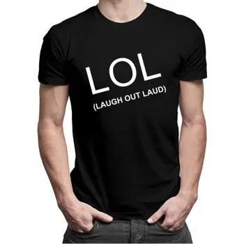 Žertovný předmět LOL - Laugh Out Loud - pánské tričko s potiskem- Tričkový.cz