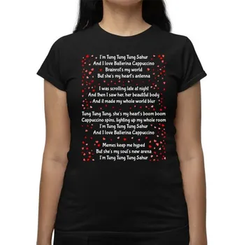 Žertovný předmět I'm Tung Tung Tung Sahur song - Italian Brainrot - dámské tričko s potiskem- Tričkový.cz