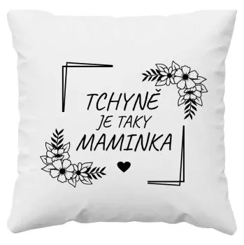 Žertovný předmět Tchyně je taky maminka - polštář s potiskem- Tričkový.cz