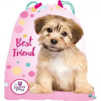 Školní sáček BENIAMIN SÁČEK NA PŘEZŮVKY, TĚLOCVIK SWEET PETS PEJSEK