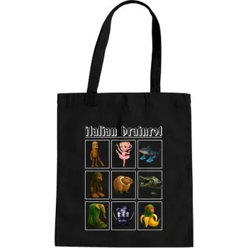 Žertovný předmět Italian Brainrot V3 - taška s potiskem- Tričkový.cz