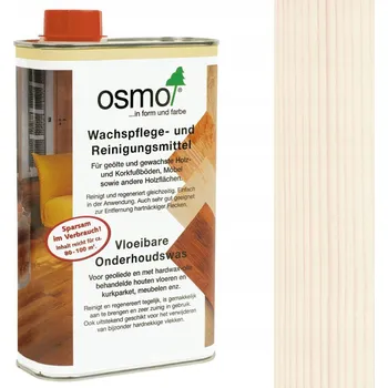 Olej na dřevo Čisticí a ošetřující prostředek na vosk Osmo bílý 3087 1 l