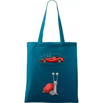 Nákupní taška Nesplnitelný sen (Hana-creative) - Taška bavlněná - 42 x 38 cm ( Petrolejová )