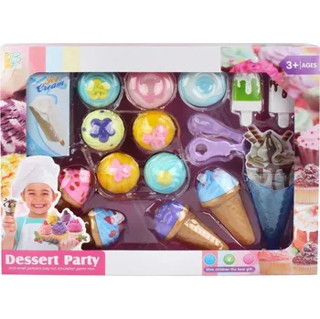 Dětská kuchyňka Sladká párty herní set zmrzliny a dortíky makety potravin s nástroji | 21