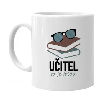 Žertovný předmět Učitel to je třída - hrnek s potiskem- Tričkový.cz