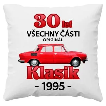 Žertovný předmět 30 let - všechny části originál - Klasik 1995 - polštář s potiskem- Tričkový.cz