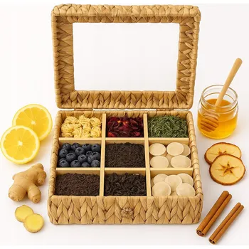 Dóza na potraviny Nádoba na potraviny Iden Vodní Hyacint 23x10x23 cm