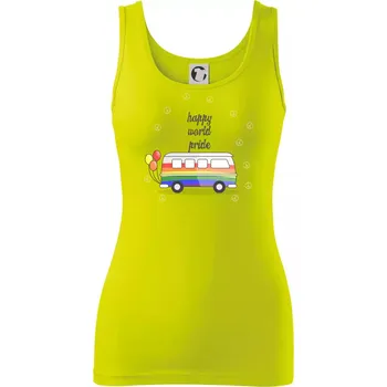 Happy world pride - Dámské tílko - S ( Limetková )