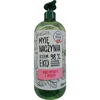 Mycí prostředek Ekologický prostředek na mytí nádobí W5 Pure Home 750 ml grapefruit a máta