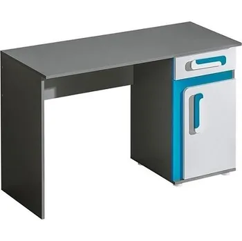 Psací stůl Domel Psací stůl Apetito BIS 9 Barevné provedení: antracit + bílá + modrá
