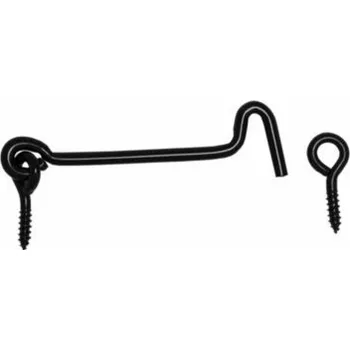 Nábytkové kování Háček Domax, černý, 100 mm