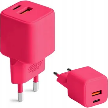 COLORUM síťová nabíječka USB-A + USB-C PD 30W CLS30-AC-02 xMagenta