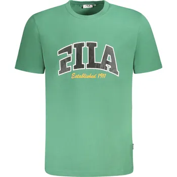 Pánské oblečení Zelené triko FILA s krátkým rukávem Fila zelená 3358294