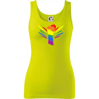 Ruka blesky - Dámské tílko - XS ( Limetková )