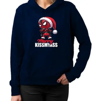 Žertovný předmět Merry Kissmyass - dámská mikina s potiskem- Tričkový.cz