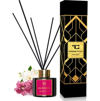 Aroma difuzér LILA FASHION | tyčinkový difuzér | PARFUMIA® | 100 ml Dedra