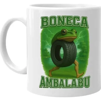 Žertovný předmět Boneca ambalabu - Italian brainrot - hrnek s potiskem- Tričkový.cz