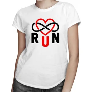 Žertovný předmět Run Infinity - dámské tričko s potiskem- Tričkový.cz