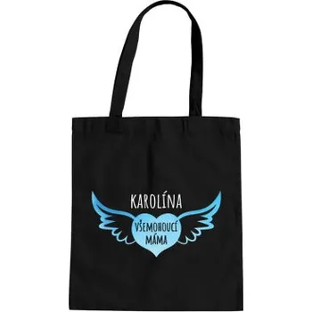 Žertovný předmět Jméno - všemohoucí máma - taška s potiskem - personalizovaný produkt- Tričkový.cz