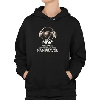 Žertovný předmět Jsem řidič - dámská mikina s potiskem- Tričkový.cz