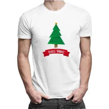 Žertovný předmět Veselé Vánoce - pánské tričko s potiskem- Tričkový.cz