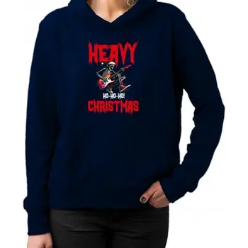 Žertovný předmět Heavy Christmas - dámská mikina s potiskem- Tričkový.cz
