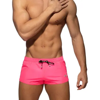 Pánské plavky Plavky Addicted ADS111 Basic Mini Short růžové S, pánské plavky