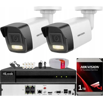 Bezpečnostní kamera Monitorovací systém pro 2 IP kamery 4MPX Smart Hybrid Light Hikvision MD2.0 2TB