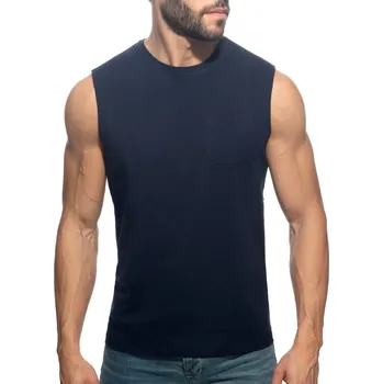 Pánské tílko Pánské tílko Addicted AD531 Basic Tank Top tmavě modré XL, pánské bavlněné tílko