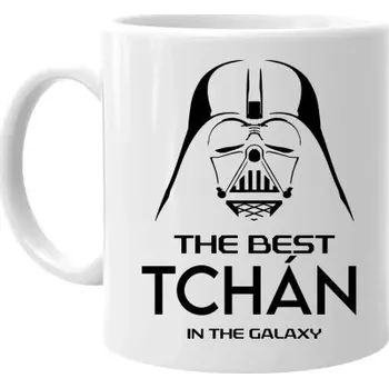 Žertovný předmět The best tchán in the galaxy - hrnek s potiskem- Tričkový.cz