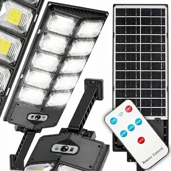 Venkovní osvětlení Solární pouliční lampa s výkonem 1000 W a svítivostí 45000 lm