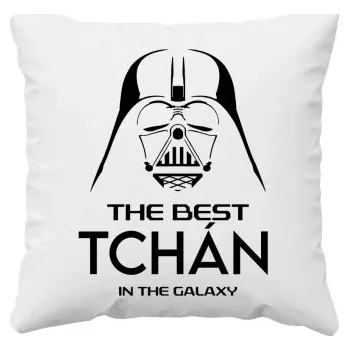 Žertovný předmět The best tchán in the galaxy - polštář s potiskem- Tričkový.cz