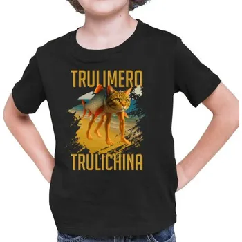 Žertovný předmět Trulimero trulichina - Italian brainrot - dětské tričko s potiskem- Tričkový.cz