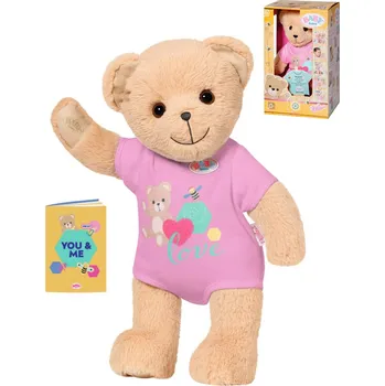 Doplněk pro panenku ZAPF BABY BORN Medvídek růžový obleček set s doplňky pro panenku PLYŠ | 19