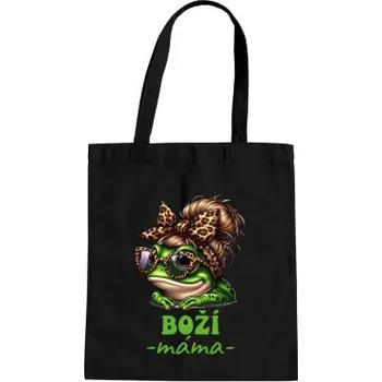 Žertovný předmět Boží máma - taška s potiskem- Tričkový.cz