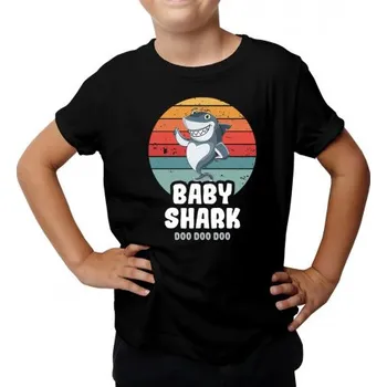 Žertovný předmět Baby shark (doo doo doo) - dětské tričko s potiskem- Tričkový.cz