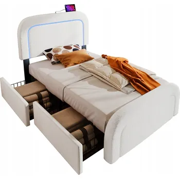 Postel Jednolůžková dřevěná postel Arhatreya 90x200 cm bílá