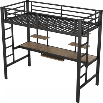 Postel Patrová postel Arhatreya moderní 90 x 200 cm černá