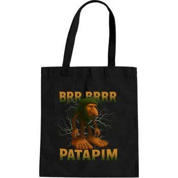 Žertovný předmět Brr brr patapim - Italian Brainrot - taška s potiskem- Tričkový.cz